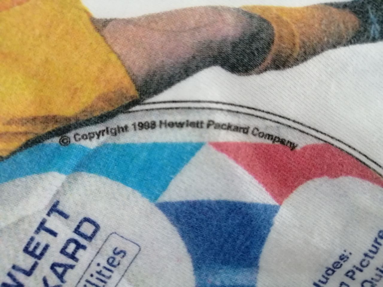 Vintage 1998 FIFA World Cup 98 Helwlett Packartd Vintage Shirt Size US L / EU 52-54 / 3 - 6 Thumbnail