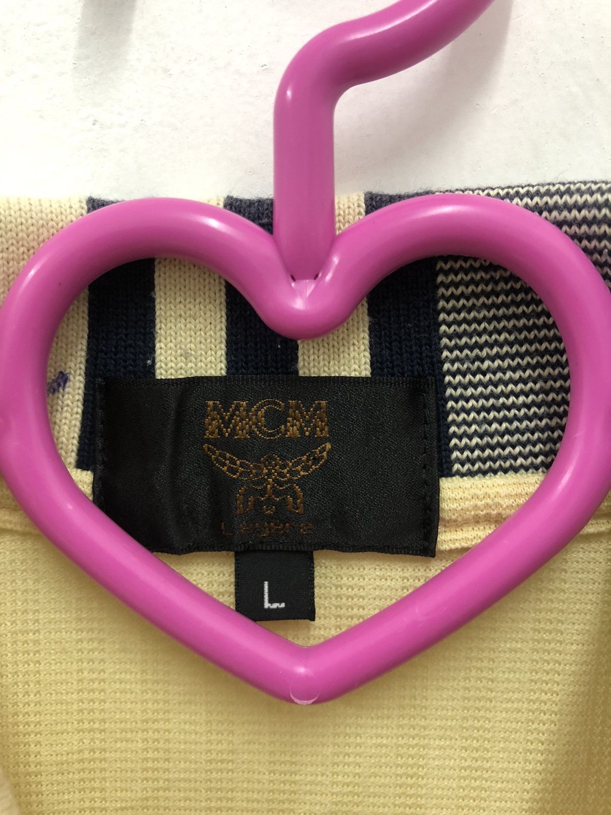 MCM Rare Vintage MCM Legere Embroidered Logo Pocket Polo Shirt Size US L / EU 52-54 / 3 - 6 Thumbnail