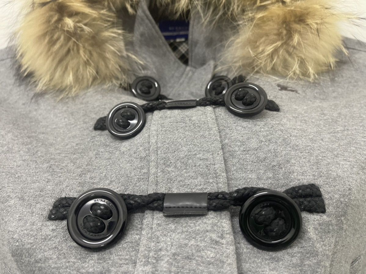 Burberry Rare Vintage BURBERRY London Blue Label Fur Hooded Ponchos Size US M / EU 48-50 / 2 - 5 Thumbnail