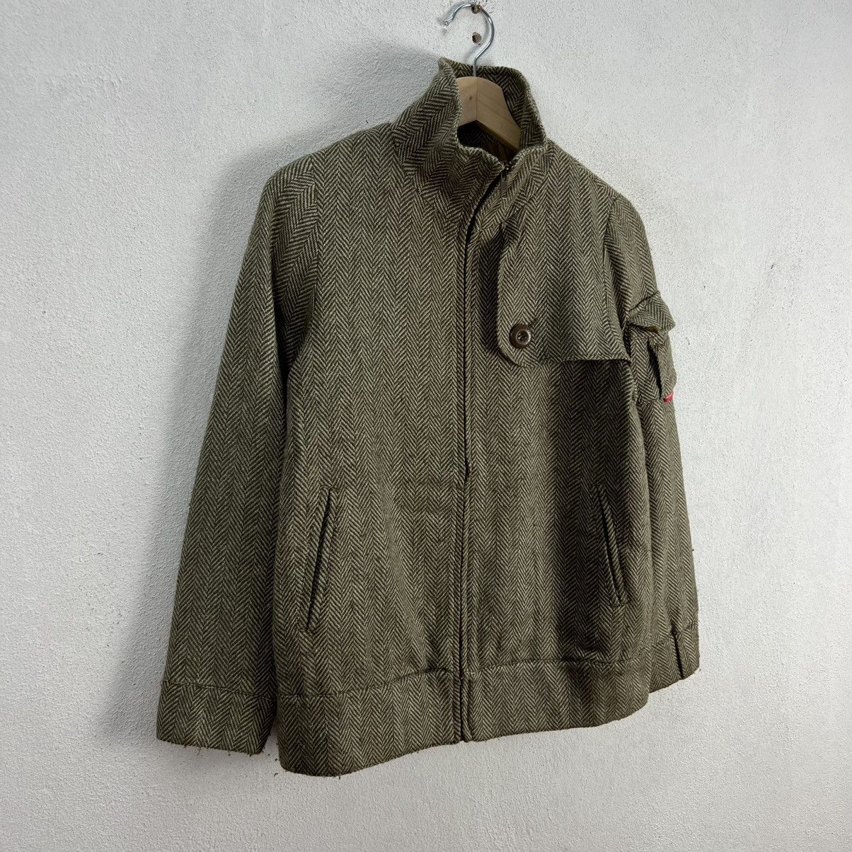 Japanese Brand ISSEY MIYAKE INSPIRED DESIGN EARTH MUSIC&ECOLOGY JACKET Size US S / EU 44-46 / 1 - 2 Thumbnail