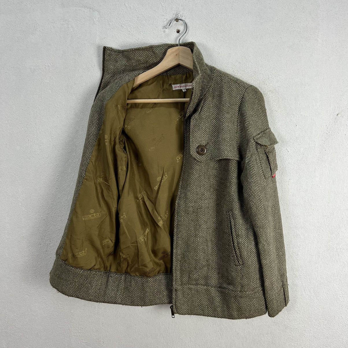 Japanese Brand ISSEY MIYAKE INSPIRED DESIGN EARTH MUSIC&ECOLOGY JACKET Size US S / EU 44-46 / 1 - 8 Thumbnail