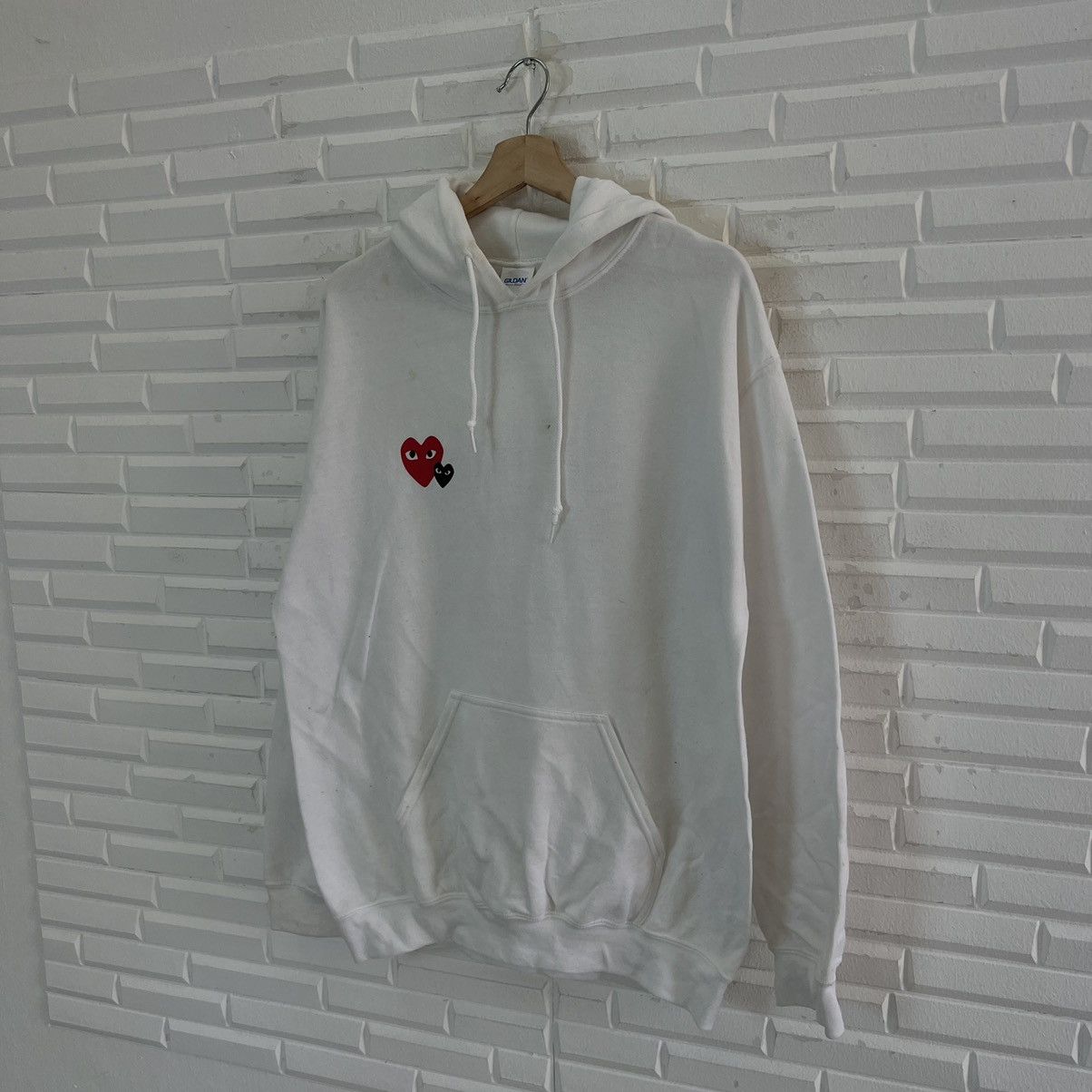 Japanese Brand Vintage Hoodie Pull Over Love Logo Design Small Pony Size US M / EU 48-50 / 2 - 2 Thumbnail
