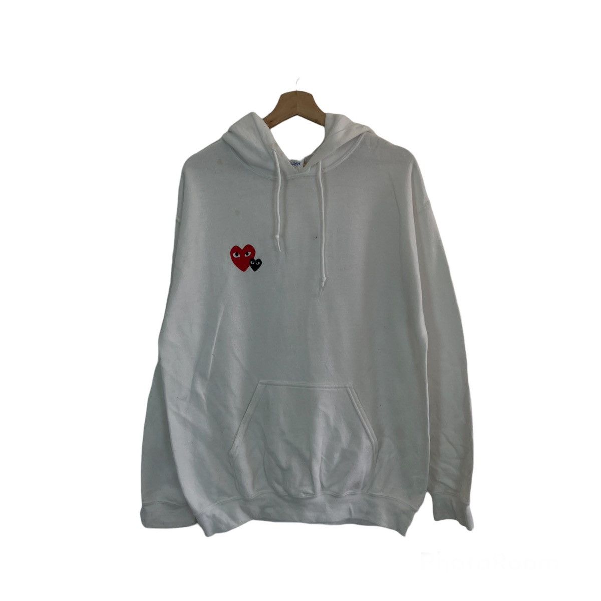 Japanese Brand Vintage Hoodie Pull Over Love Logo Design Small Pony Size US M / EU 48-50 / 2 - 1 Thumbnail