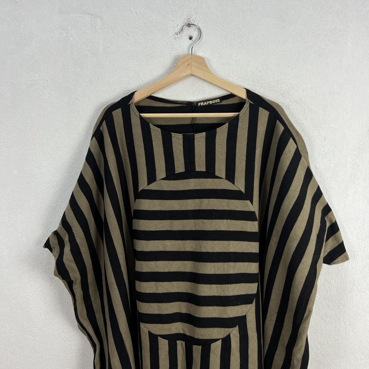Issey Miyake RARE FRAPBOIS BY ISSEY MIYAKE JAPAN STRIPED OVERSIZED WEAR Size US M / EU 48-50 / 2 - 3 Thumbnail