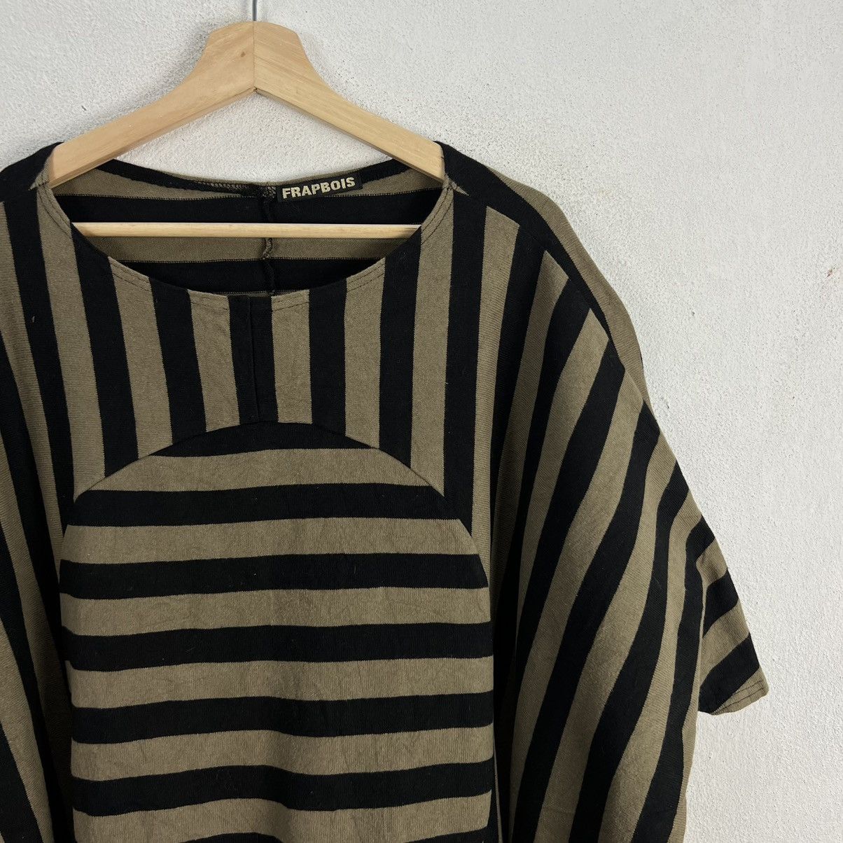 Issey Miyake RARE FRAPBOIS BY ISSEY MIYAKE JAPAN STRIPED OVERSIZED WEAR Size US M / EU 48-50 / 2 - 5 Thumbnail