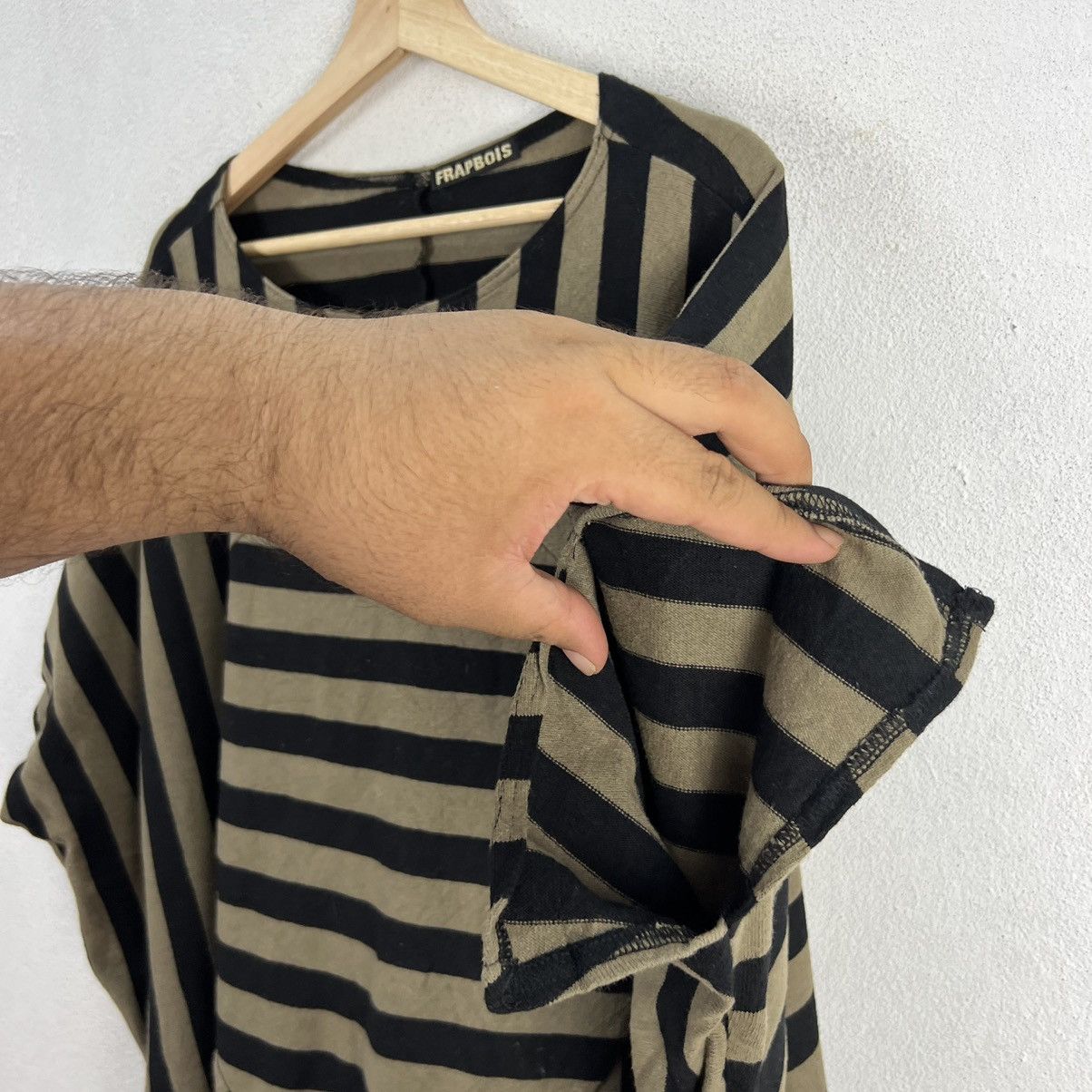Issey Miyake RARE FRAPBOIS BY ISSEY MIYAKE JAPAN STRIPED OVERSIZED WEAR Size US M / EU 48-50 / 2 - 6 Thumbnail