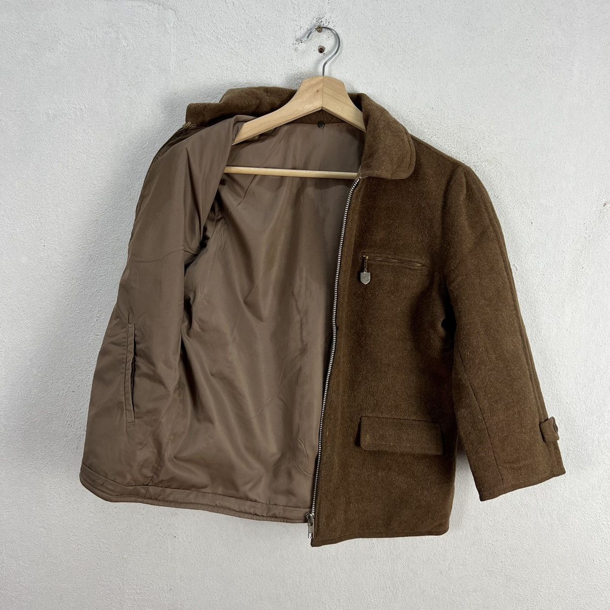Japanese Brand VINTAGE CROPPED WOOL JACKET JAPAN Size US XS / EU 42 / 0 - 10 Thumbnail