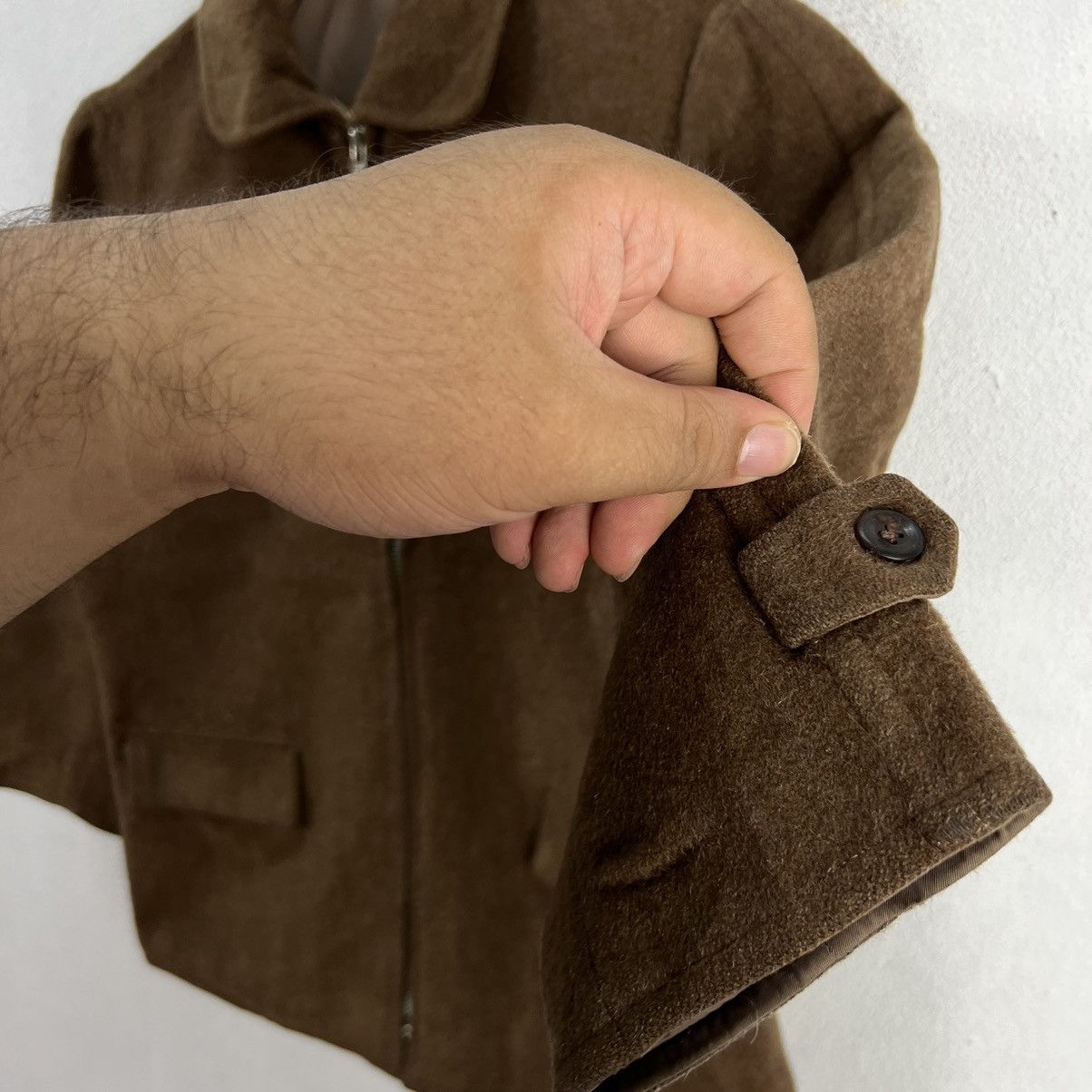 Japanese Brand VINTAGE CROPPED WOOL JACKET JAPAN Size US XS / EU 42 / 0 - 6 Thumbnail