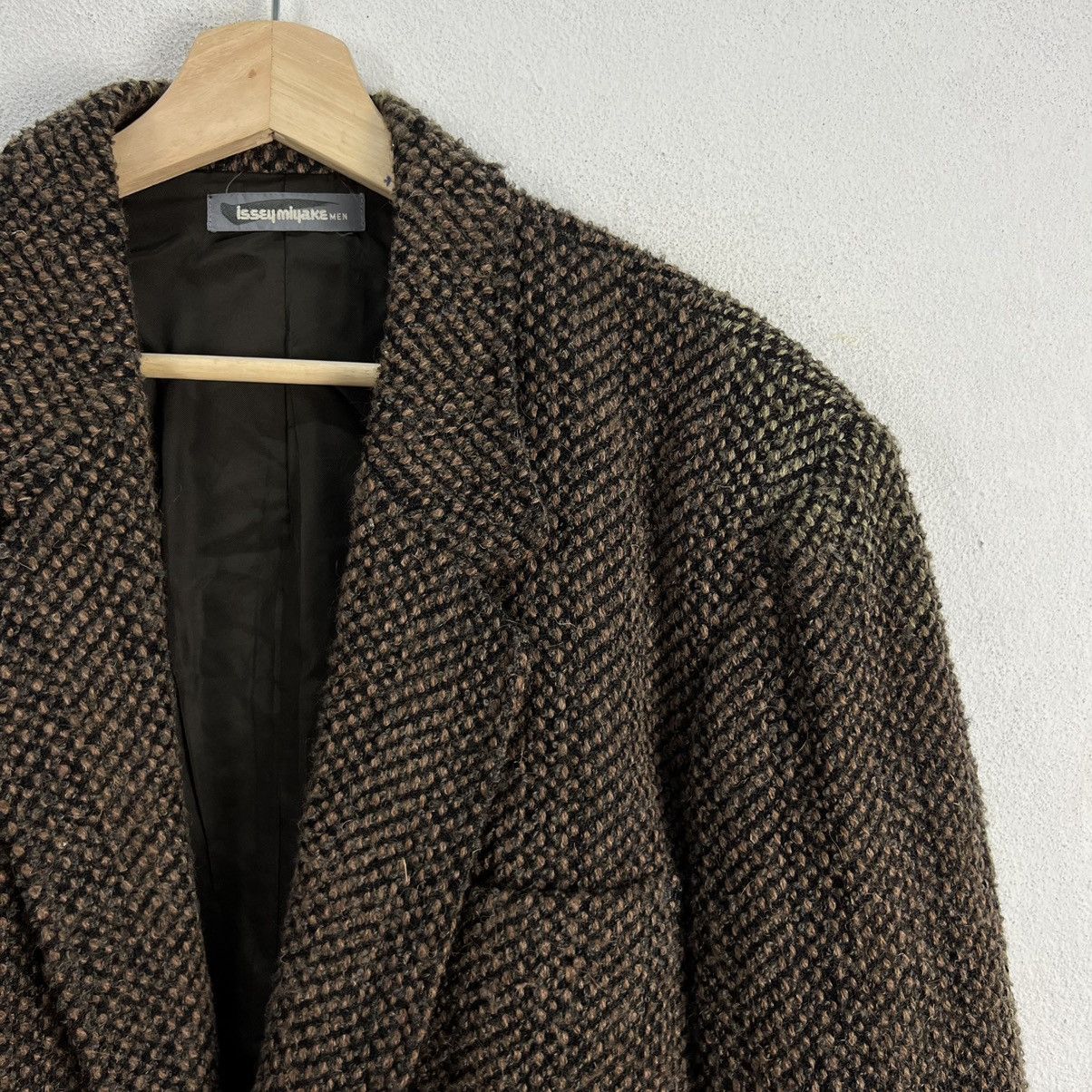 Issey Miyake WOOL COAT JACKET DOUBLE BREAST ISSEY MIYAKE MEN Size US M / EU 48-50 / 2 - 5 Thumbnail