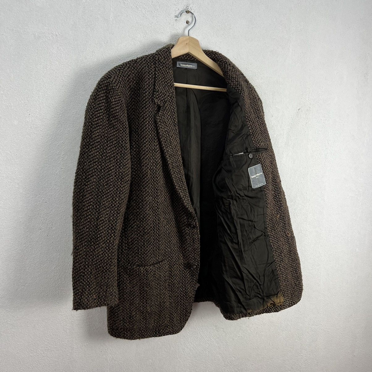 Issey Miyake WOOL COAT JACKET DOUBLE BREAST ISSEY MIYAKE MEN Size US M / EU 48-50 / 2 - 11 Thumbnail