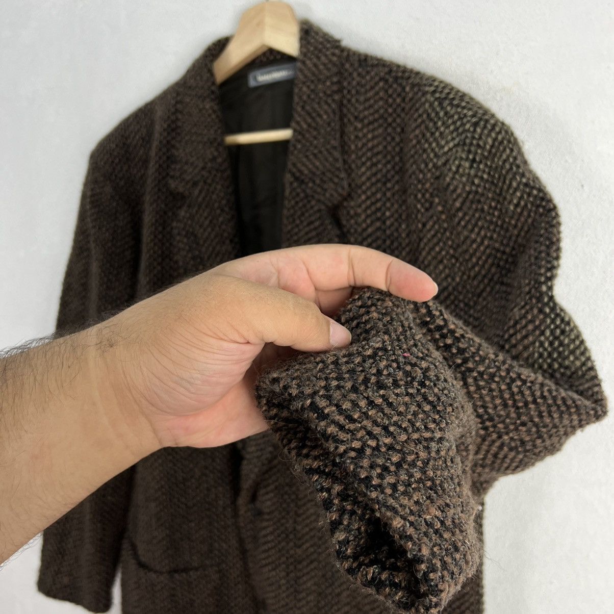 Issey Miyake WOOL COAT JACKET DOUBLE BREAST ISSEY MIYAKE MEN Size US M / EU 48-50 / 2 - 6 Thumbnail