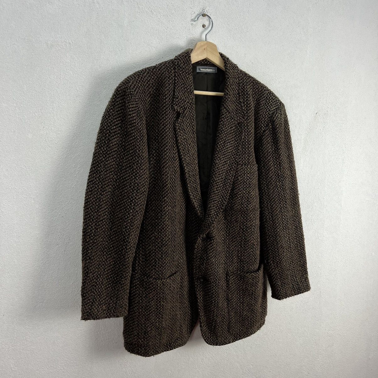 Issey Miyake WOOL COAT JACKET DOUBLE BREAST ISSEY MIYAKE MEN Size US M / EU 48-50 / 2 - 2 Thumbnail