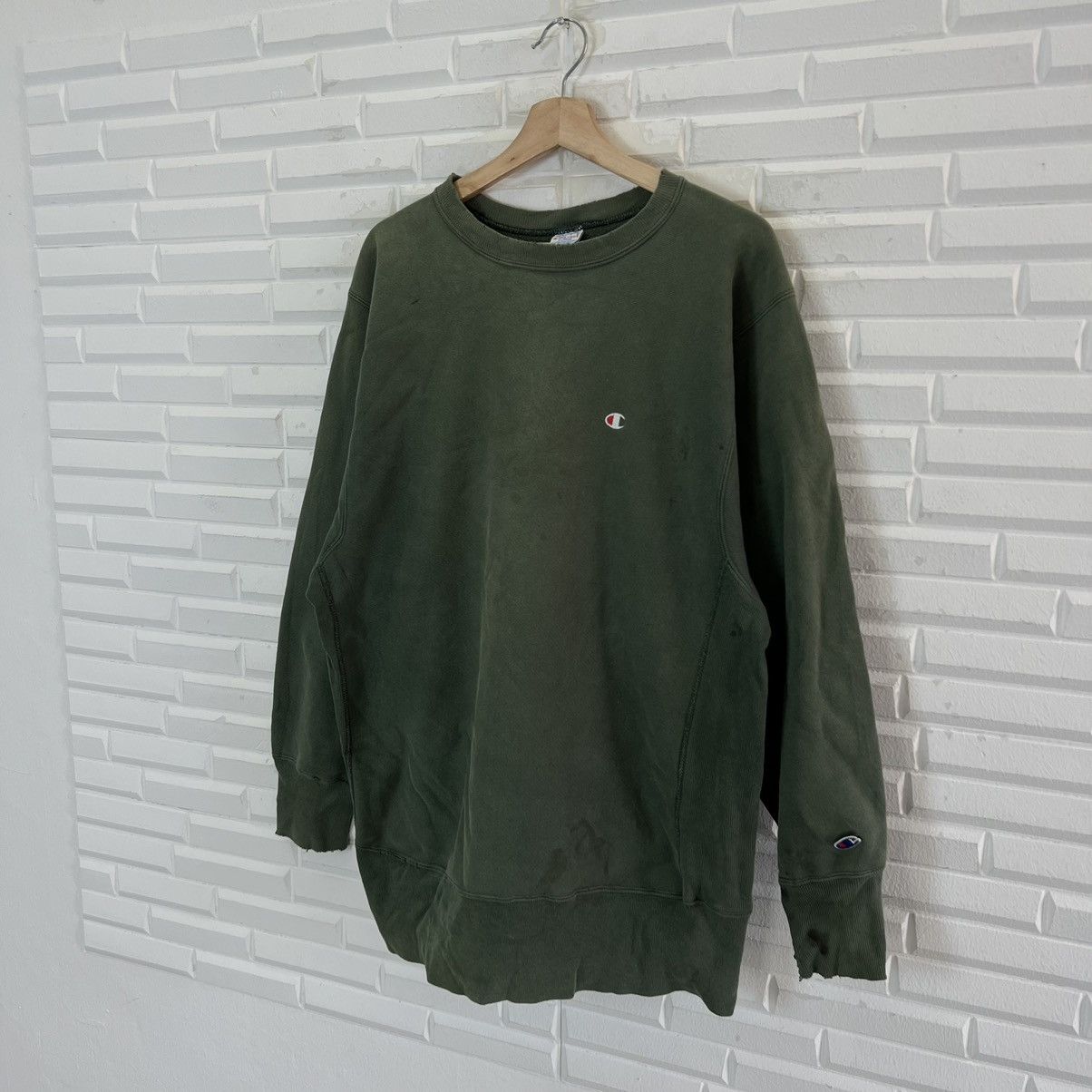 Champion VINTAGE CHAMPION REVERSE WAVE MADE IN USA SWEATSHIRT Size US XL / EU 56 / 4 - 2 Thumbnail