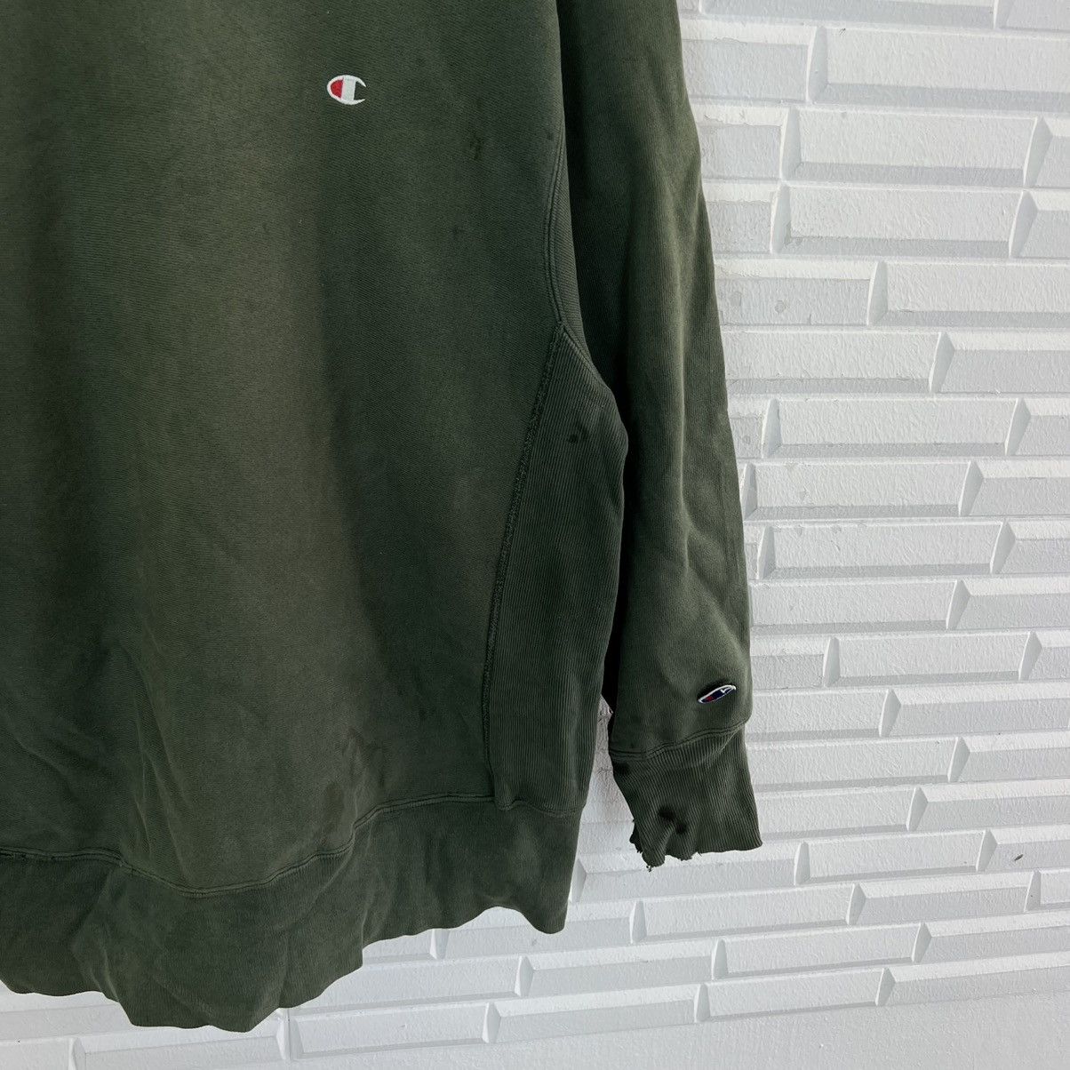 Champion VINTAGE CHAMPION REVERSE WAVE MADE IN USA SWEATSHIRT Size US XL / EU 56 / 4 - 4 Thumbnail