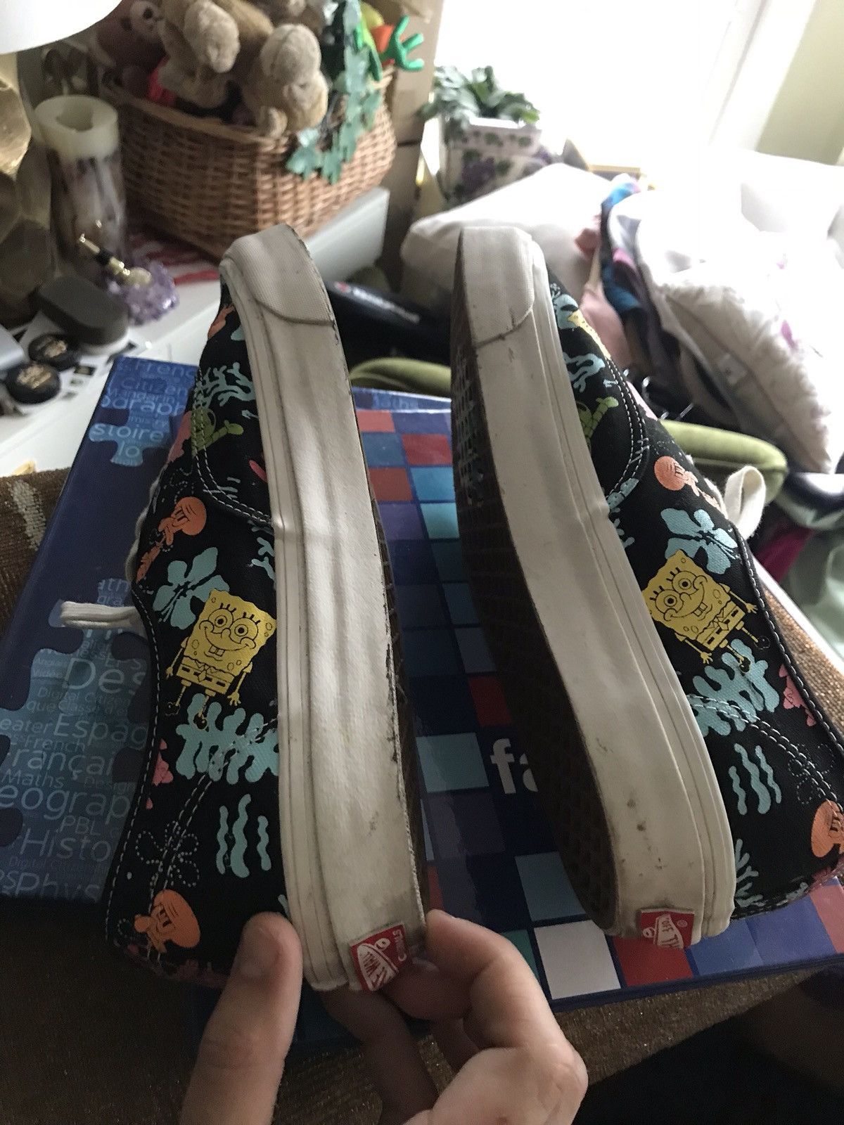 Vans 2018 Vans Authentic "Spongebob 'Aloha Blue'" Size US 10.5 / EU 43-44 - 5 Thumbnail