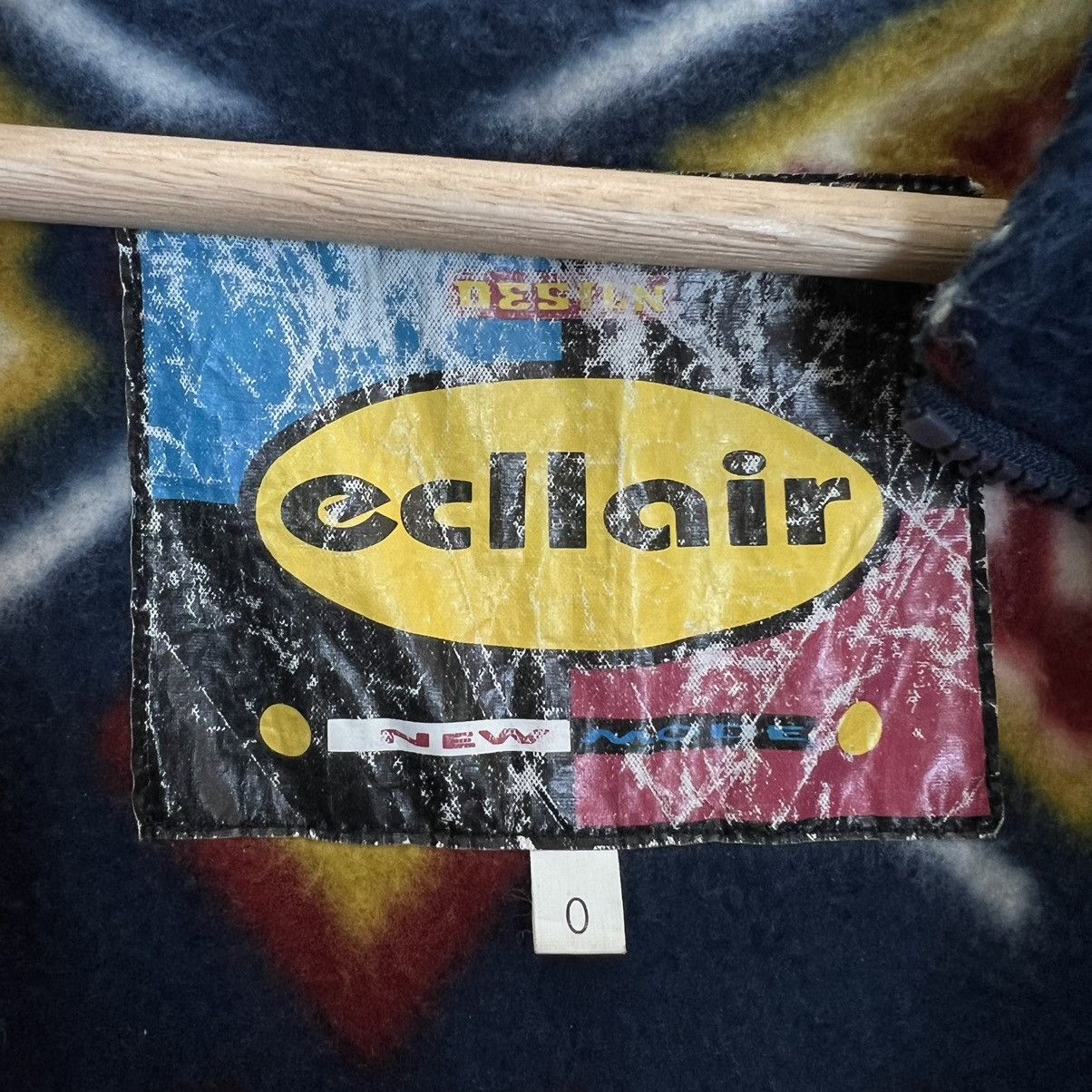 Japanese Brand RARE FLEECE JACKET ECLLAIR NAVAJO DESIGN STREETWEAR Size US M / EU 48-50 / 2 - 10 Thumbnail