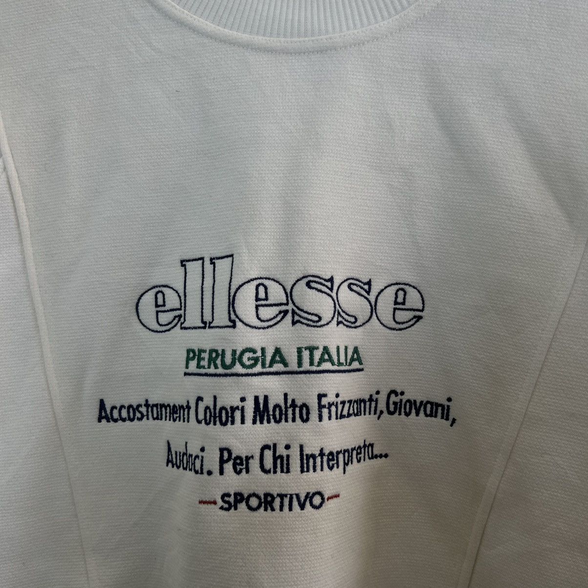Ellesse × Japanese Brand VINTAGE ELLESSE PERUGIA ITALIA SWEATSHIRT BIG LOGO Size US M / EU 48-50 / 2 - 5 Thumbnail