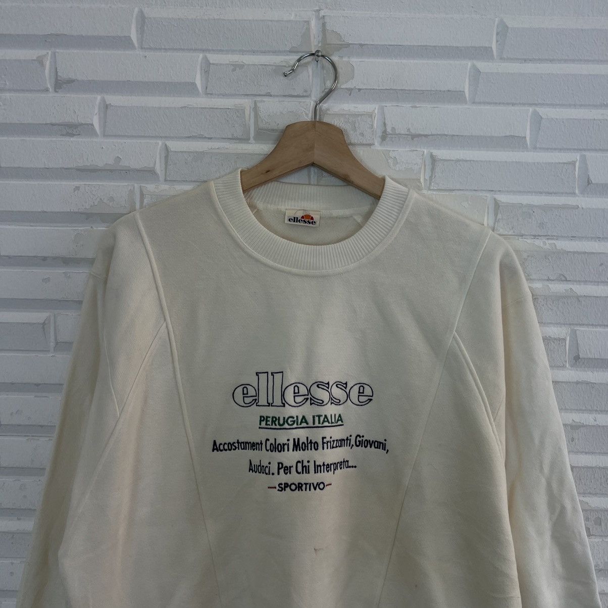 Ellesse × Japanese Brand VINTAGE ELLESSE PERUGIA ITALIA SWEATSHIRT BIG LOGO Size US M / EU 48-50 / 2 - 3 Thumbnail