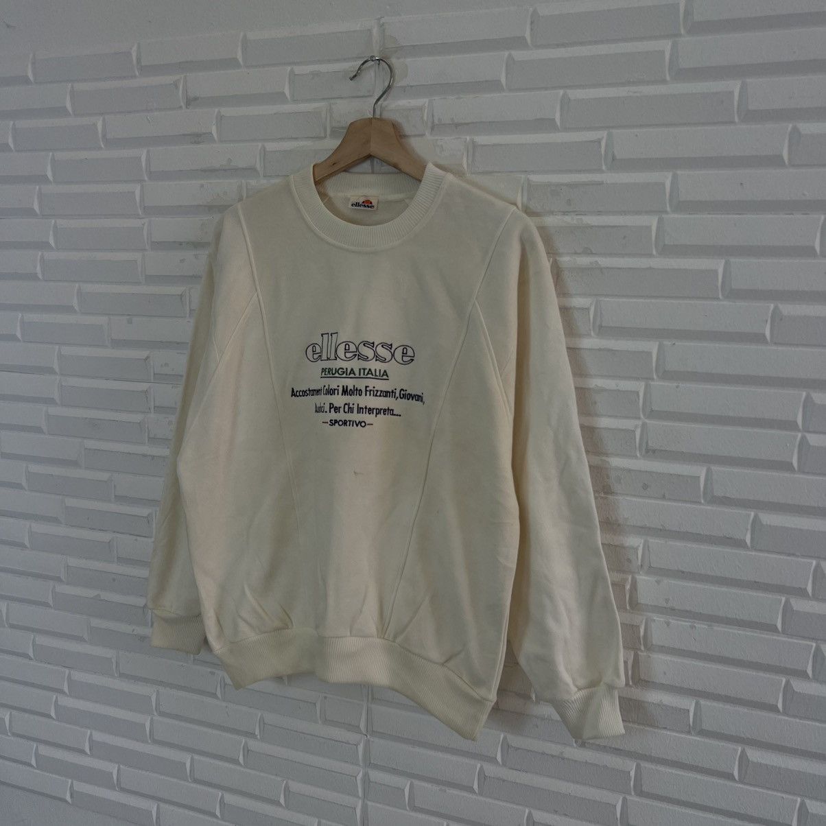 Ellesse × Japanese Brand VINTAGE ELLESSE PERUGIA ITALIA SWEATSHIRT BIG LOGO Size US M / EU 48-50 / 2 - 2 Thumbnail