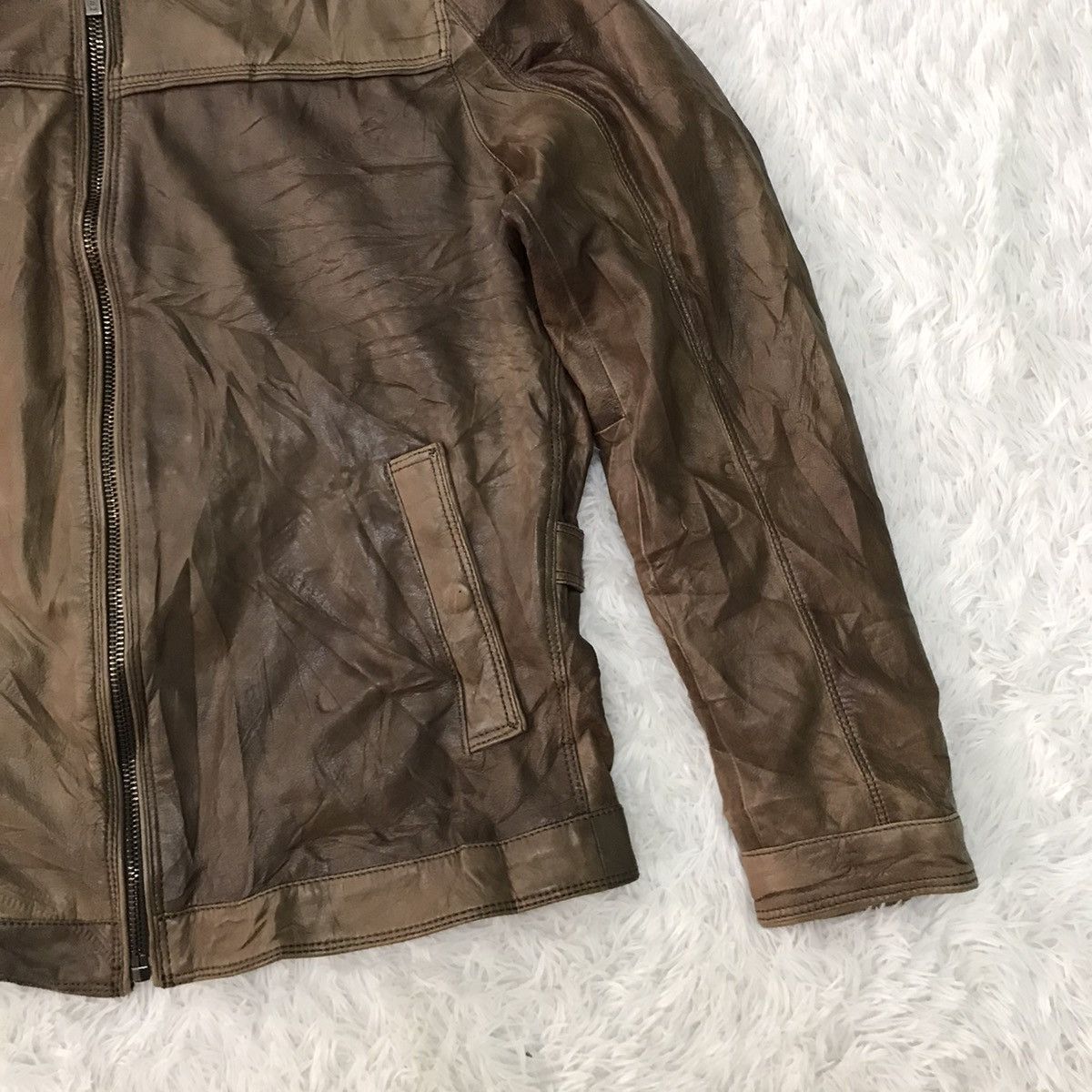 Massimo Dutti Massimo Dutti Sheep Leather Jacket Size US L / EU 52-54 / 3 - 4 Thumbnail