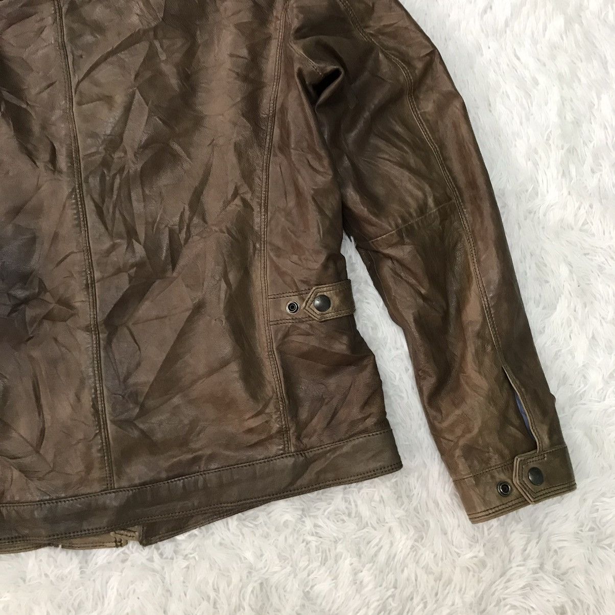 Massimo Dutti Massimo Dutti Sheep Leather Jacket Size US L / EU 52-54 / 3 - 10 Thumbnail