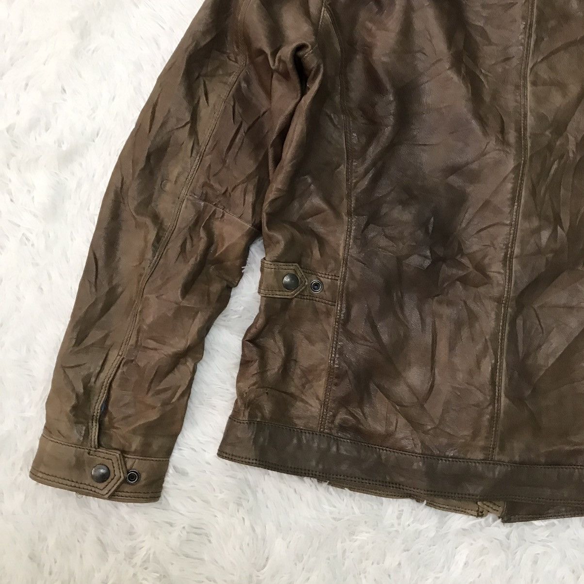 Massimo Dutti Massimo Dutti Sheep Leather Jacket Size US L / EU 52-54 / 3 - 9 Thumbnail