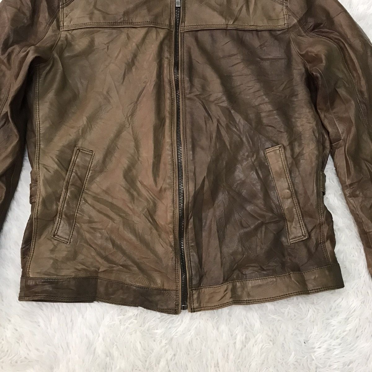 Massimo Dutti Massimo Dutti Sheep Leather Jacket Size US L / EU 52-54 / 3 - 7 Thumbnail