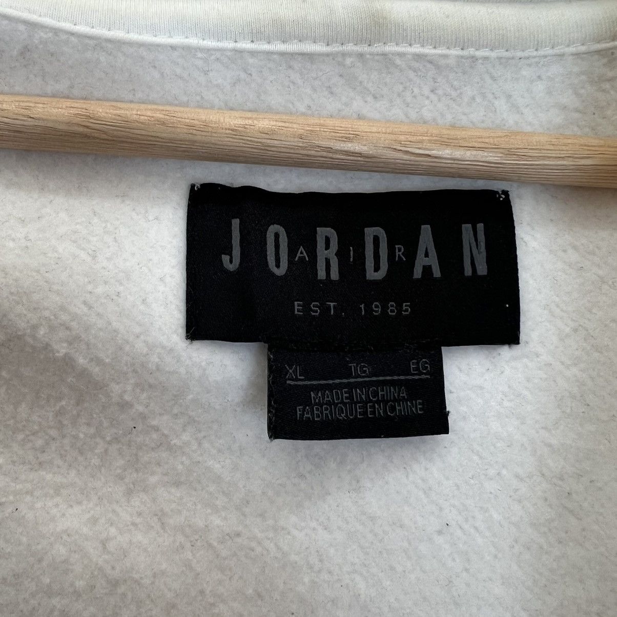 Jordan Brand RARE BIG LOGO AIR JORDAN HOODIE ZIPPER JACKET Size US XL / EU 56 / 4 - 11 Thumbnail