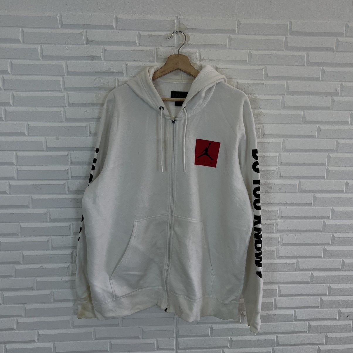 RARE BIG LOGO AIR JORDAN HOODIE ZIPPER JACKET