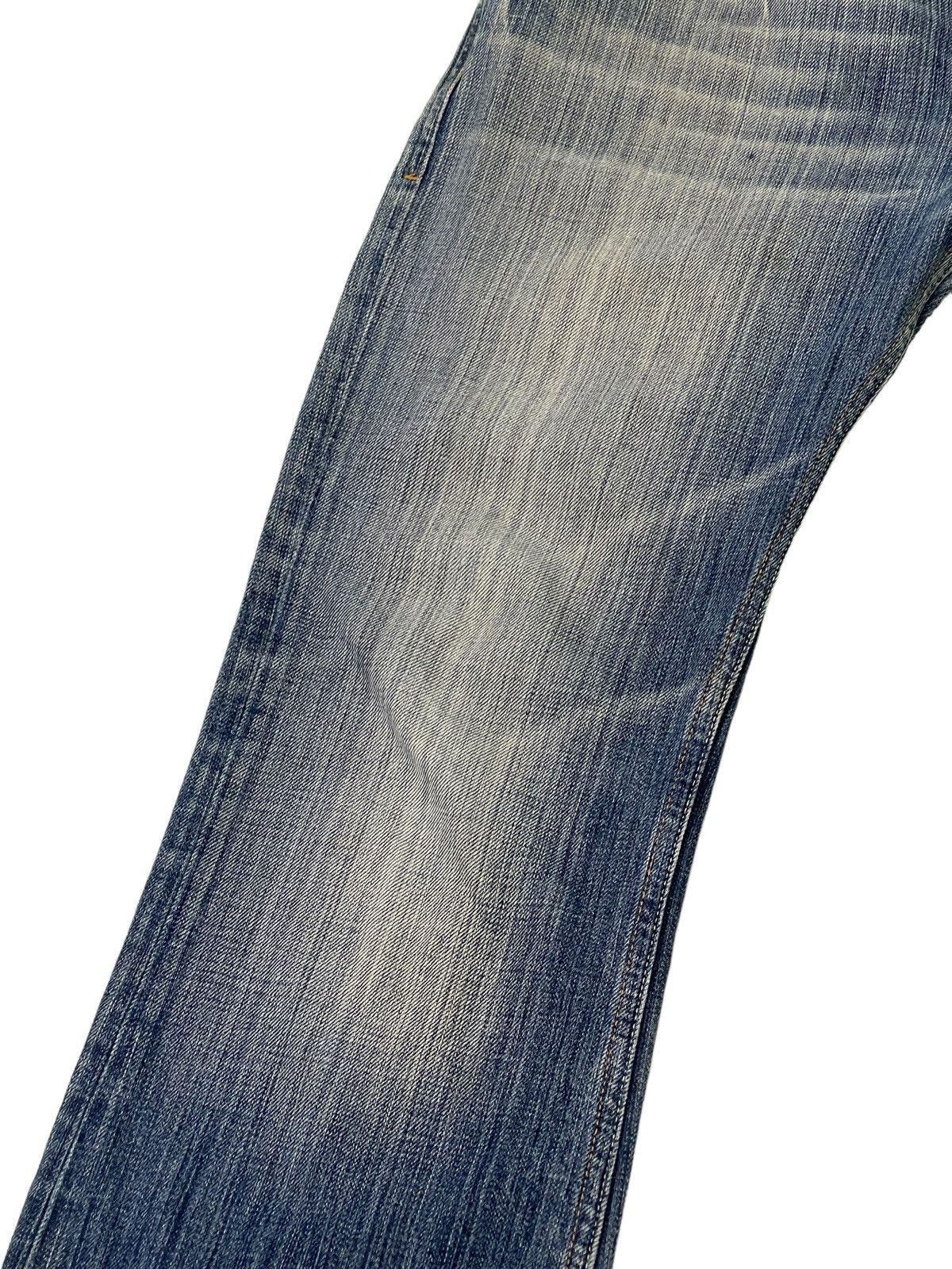 Diesel Flare Jeans Diesel Italy Distress Acid Wash Boot Cut 3🟦8 Size US 31 - 6 Thumbnail