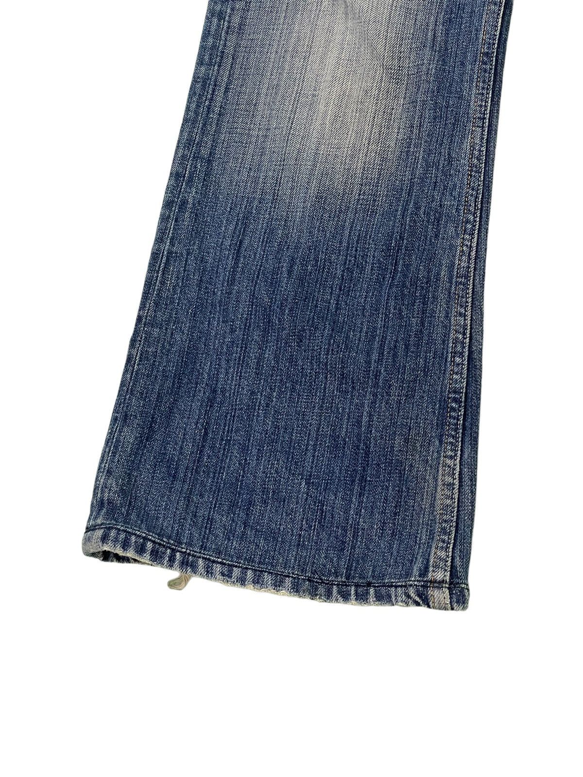 Diesel Flare Jeans Diesel Italy Distress Acid Wash Boot Cut 3🟦8 Size US 31 - 5 Thumbnail