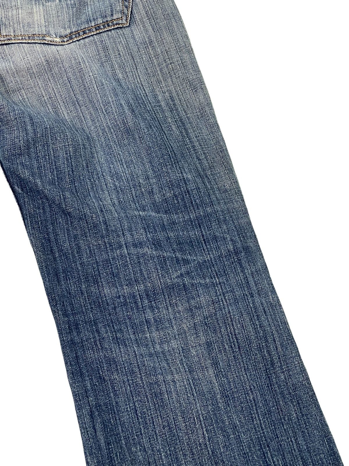 Diesel Flare Jeans Diesel Italy Distress Acid Wash Boot Cut 3🟦8 Size US 31 - 18 Thumbnail