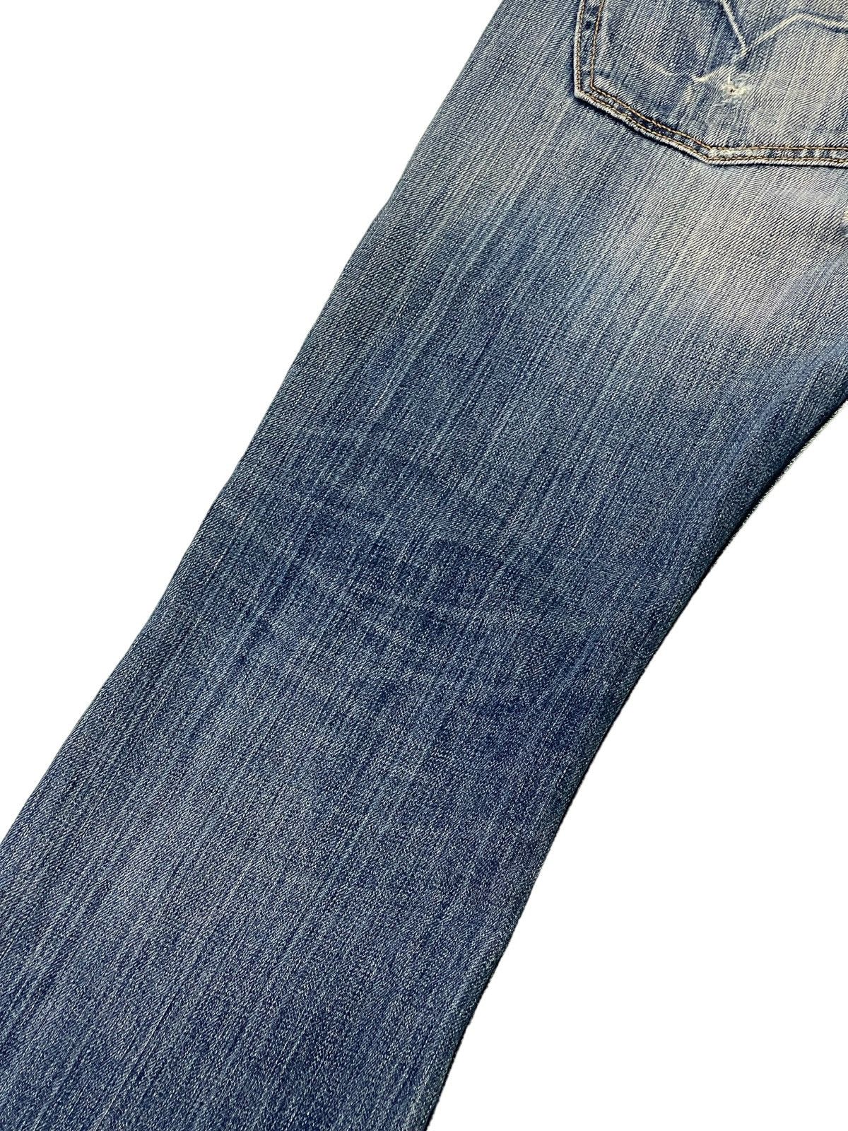 Diesel Flare Jeans Diesel Italy Distress Acid Wash Boot Cut 3🟦8 Size US 31 - 17 Thumbnail