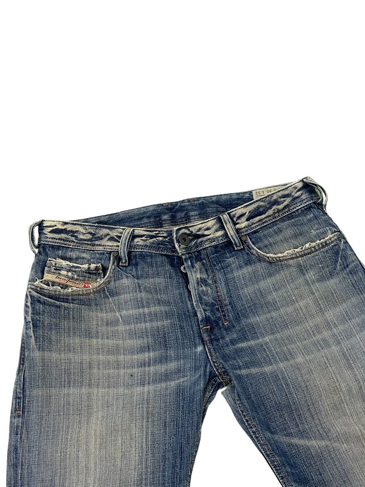 Diesel Flare Jeans Diesel Italy Distress Acid Wash Boot Cut 3🟦8 Size US 31 - 8 Thumbnail