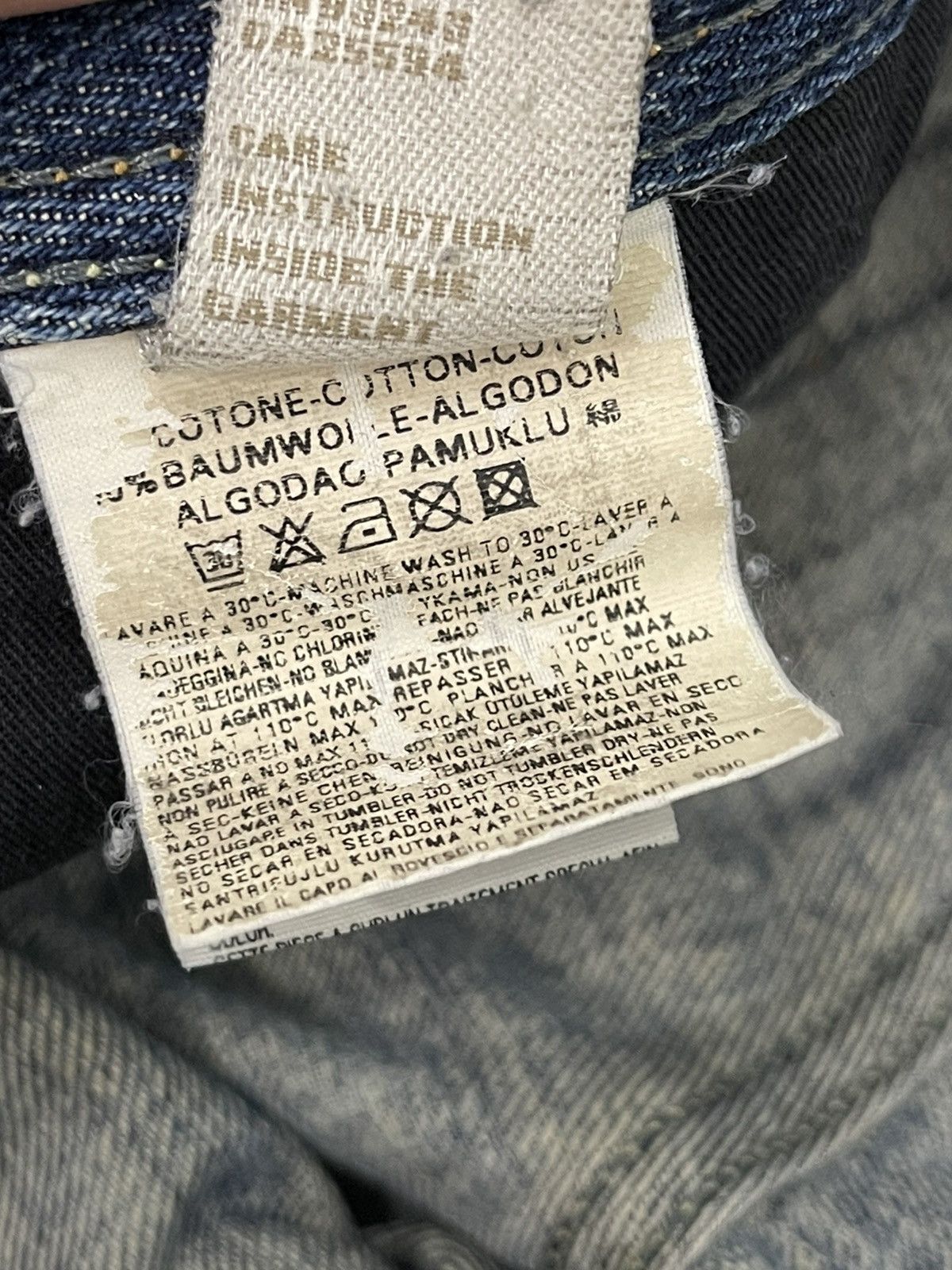 Diesel Flare Jeans Diesel Italy Distress Acid Wash Boot Cut 3🟦8 Size US 31 - 24 Thumbnail