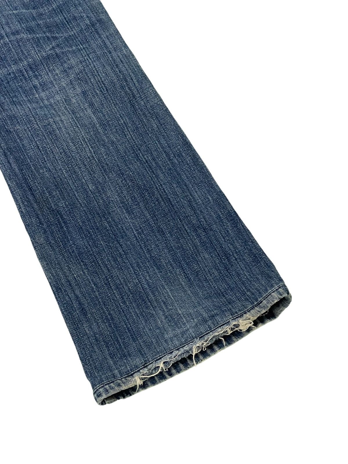 Diesel Flare Jeans Diesel Italy Distress Acid Wash Boot Cut 3🟦8 Size US 31 - 15 Thumbnail