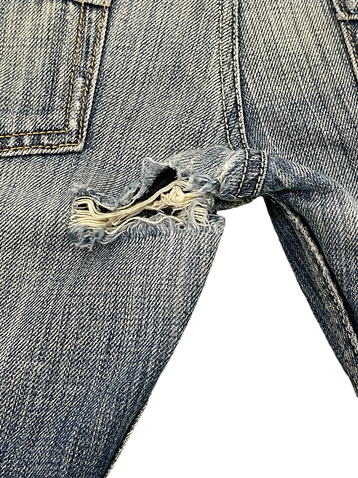 Diesel Flare Jeans Diesel Italy Distress Acid Wash Boot Cut 3🟦8 Size US 31 - 20 Thumbnail