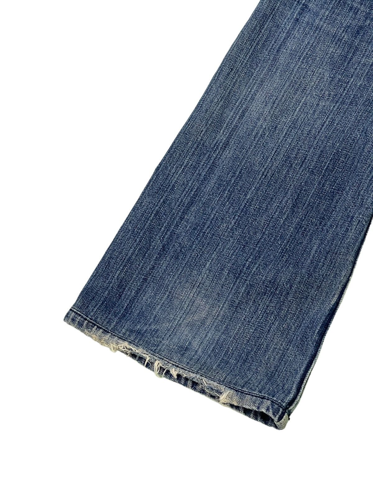 Diesel Flare Jeans Diesel Italy Distress Acid Wash Boot Cut 3🟦8 Size US 31 - 16 Thumbnail