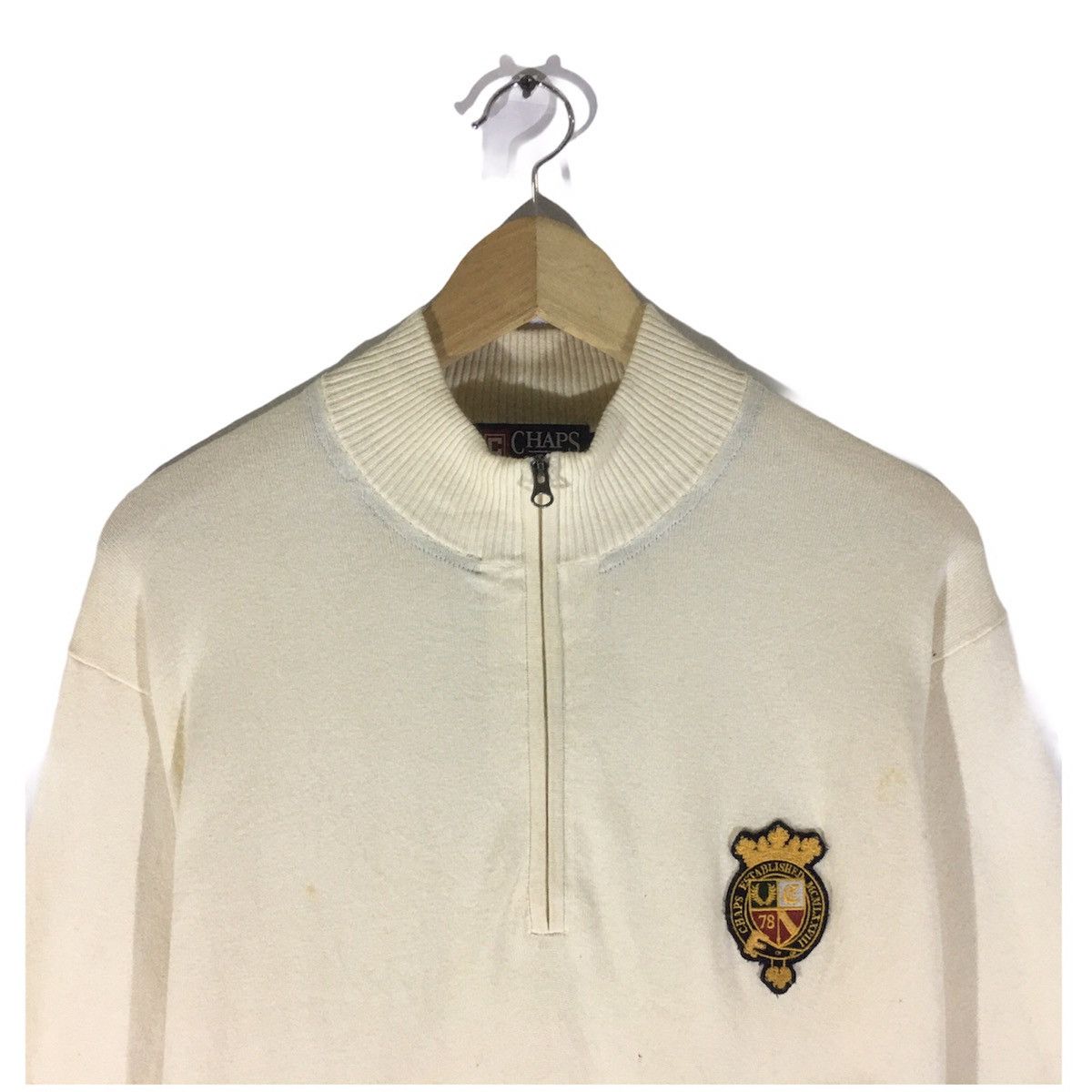Chaps Ralph Lauren × Ralph Lauren × Vintage Vintage Chaps Ralph Lauren Sweatshirt Embroidery Chaps Logo Size US M / EU 48-50 / 2 - 3 Thumbnail