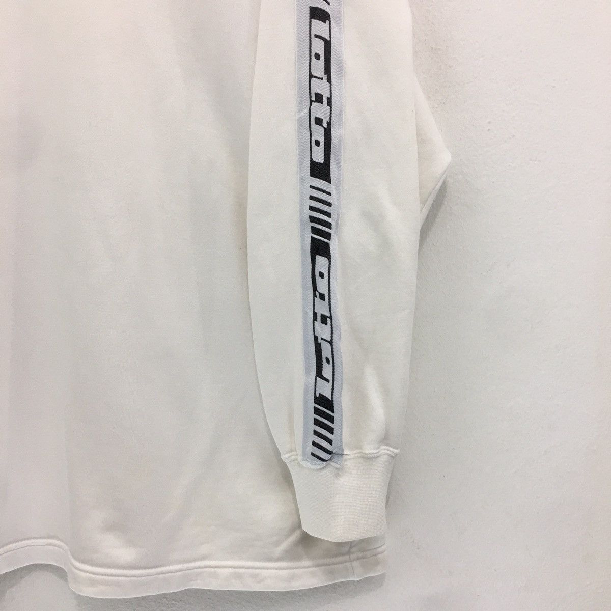 Lotto Sport × Vintage Lotto Sweatshirt Biglogo Spellout Lotto Side Tape Design Size US L / EU 52-54 / 3 - 3 Thumbnail