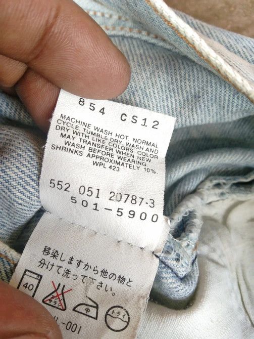 Levi's × Vintage 1991 Vintage Levi's 501 Made In USA Distressed Jeans 27x29 Size US 27 - 9 Thumbnail