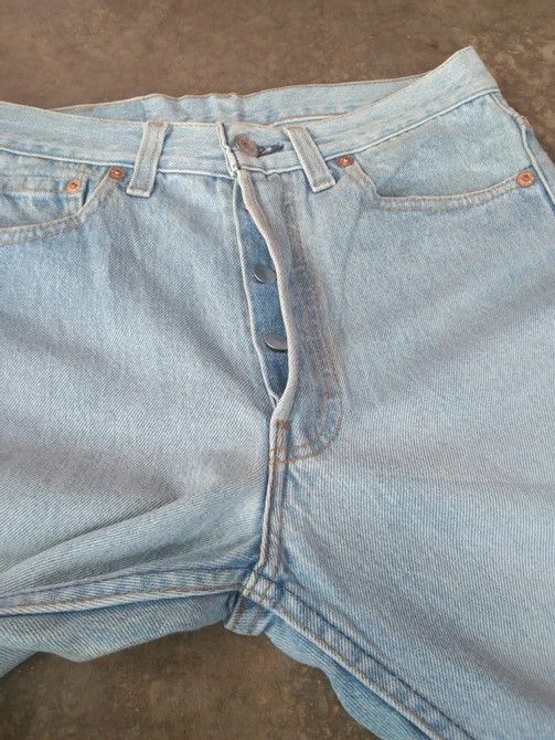 Levi's × Vintage 1991 Vintage Levi's 501 Made In USA Distressed Jeans 27x29 Size US 27 - 6 Thumbnail