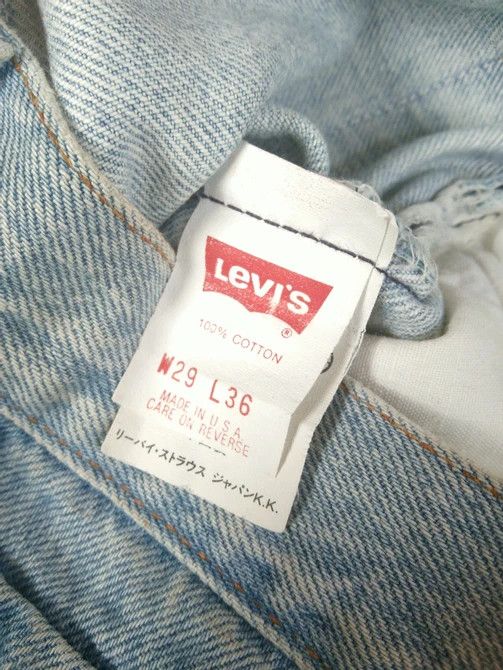 Levi's × Vintage 1991 Vintage Levi's 501 Made In USA Distressed Jeans 27x29 Size US 27 - 8 Thumbnail