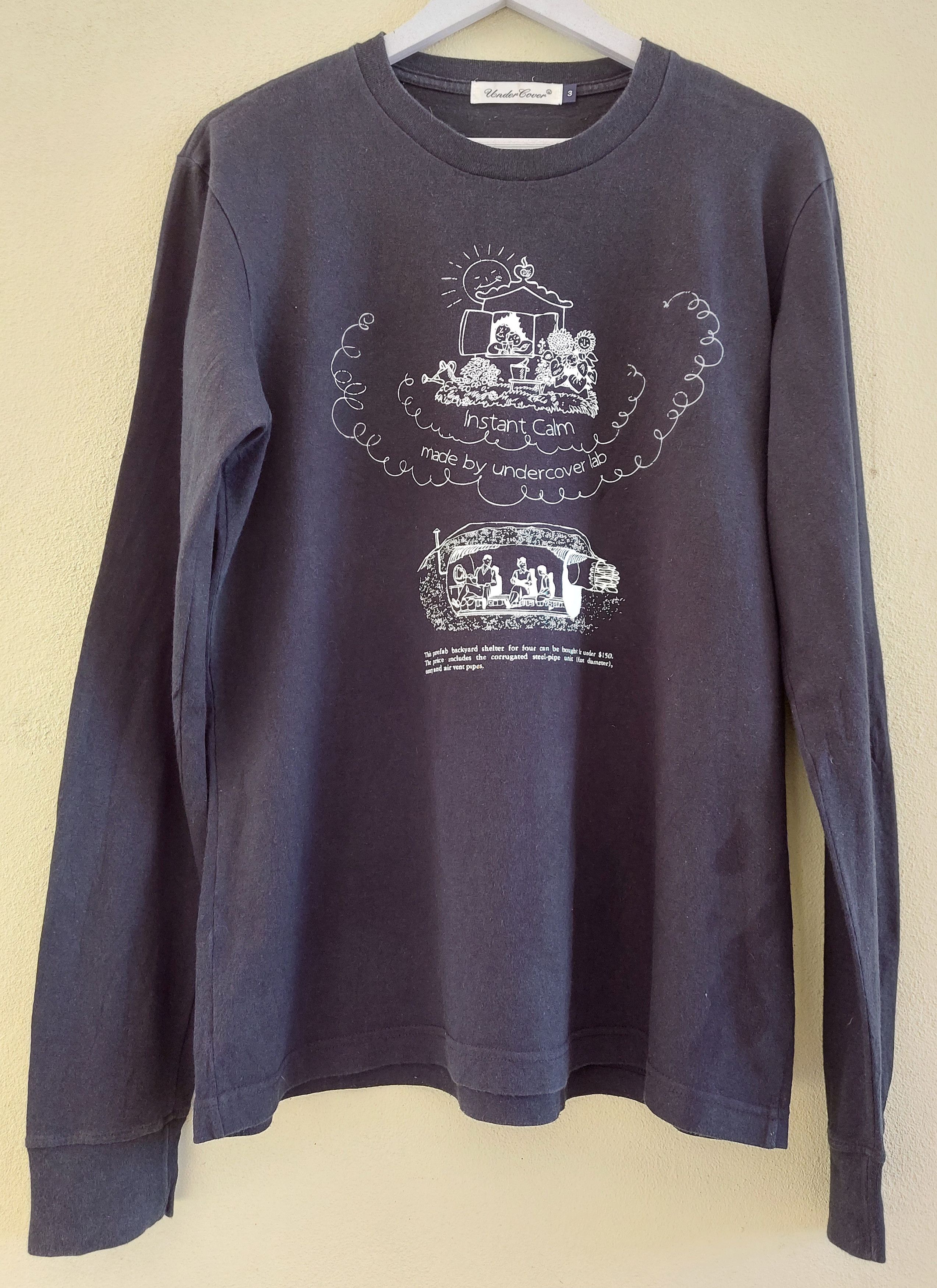 Undercover Vtg UNDERCOVER long sleeve roundneck tee Size US M / EU 48-50 / 2 - 3 Thumbnail
