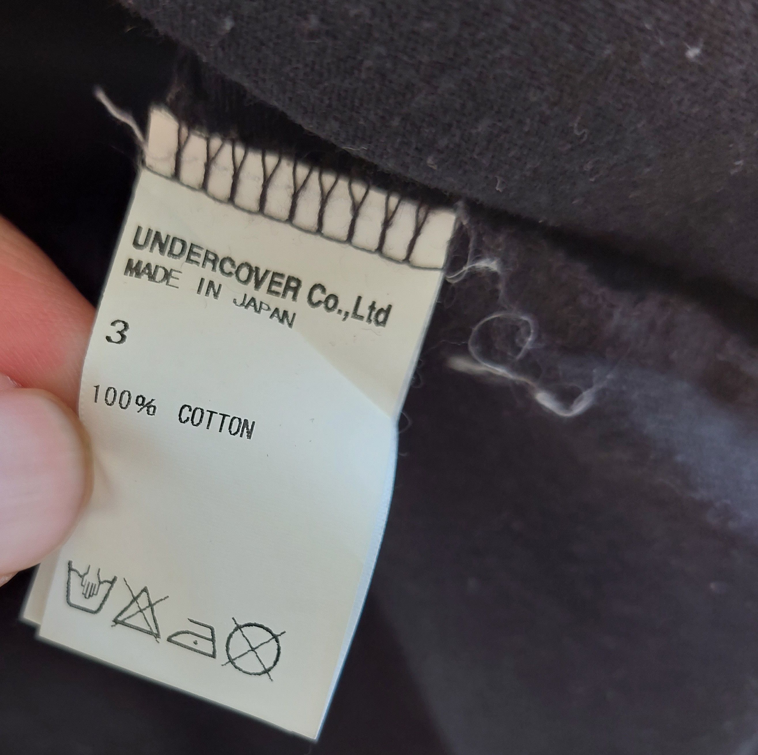 Undercover Vtg UNDERCOVER long sleeve roundneck tee Size US M / EU 48-50 / 2 - 7 Thumbnail