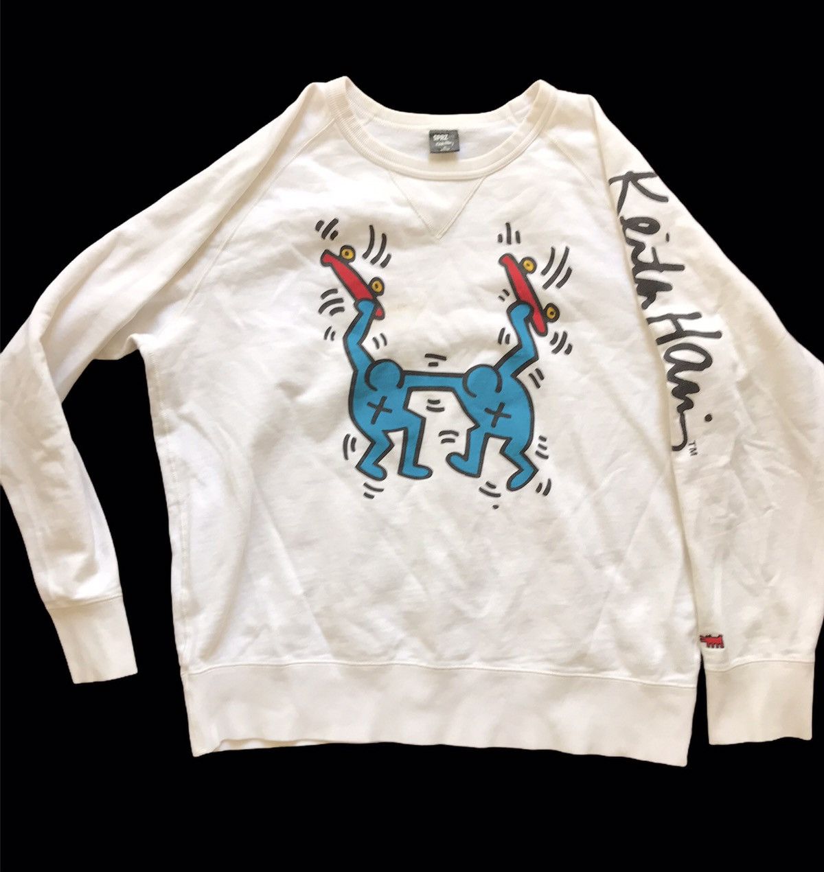 Japanese Brand × Keith Haring × Vintage Keith xl sweatshirt Uniqlo Size US XL / EU 56 / 4 - 1 Thumbnail