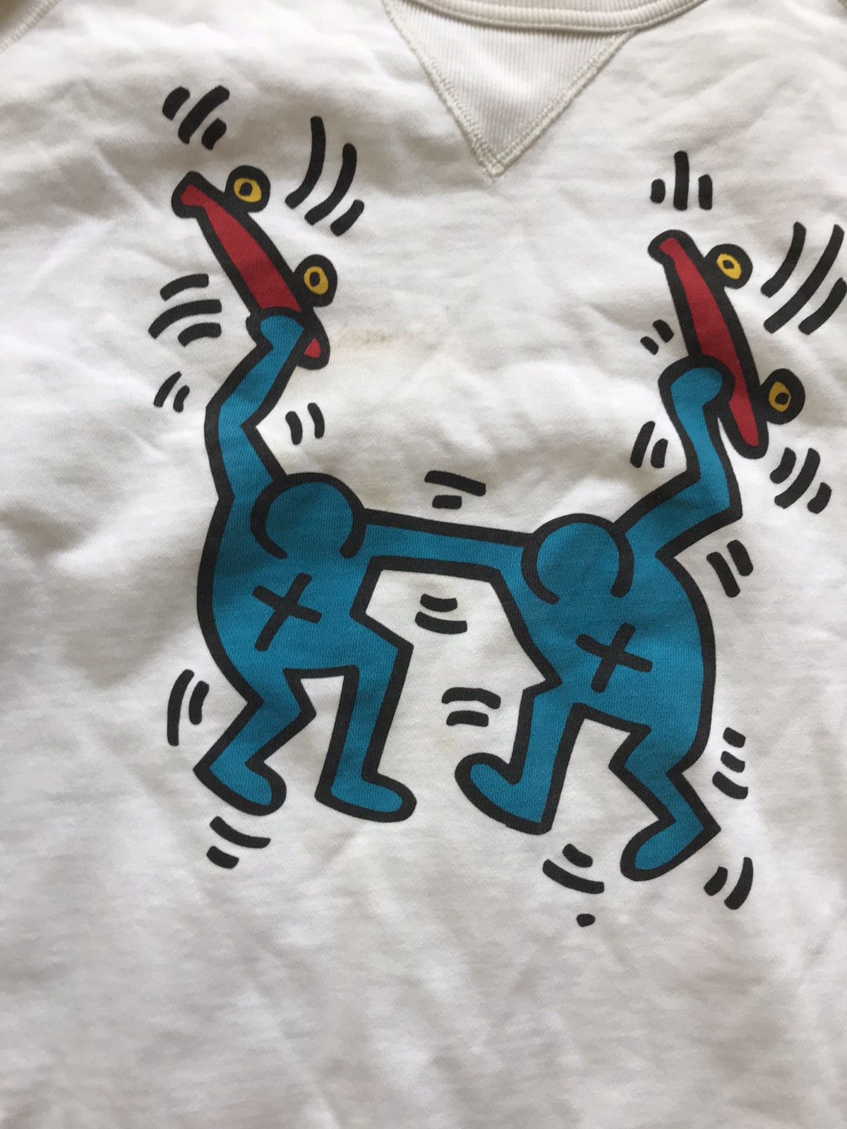 Japanese Brand × Keith Haring × Vintage Keith xl sweatshirt Uniqlo Size US XL / EU 56 / 4 - 2 Thumbnail