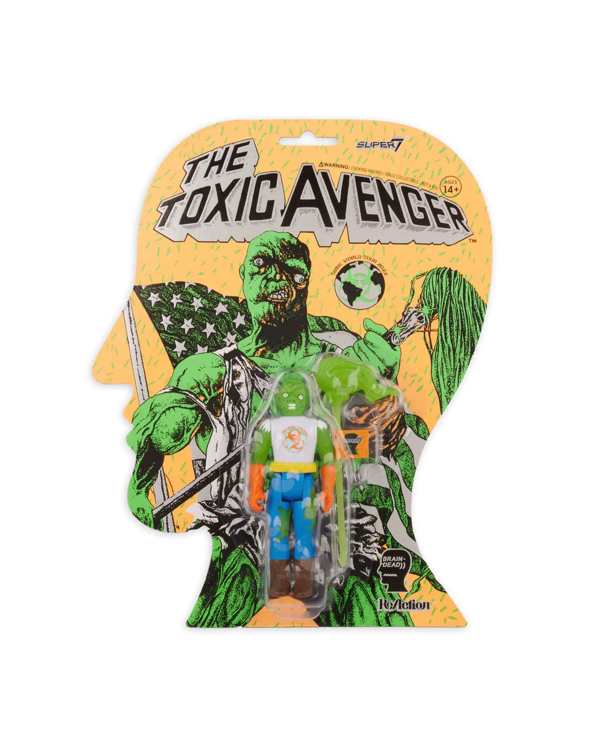 Brain Dead Brain Dead x Super7 Toxic Avenger Re-Action Figure in Green Size ONE SIZE - 1 Thumbnail