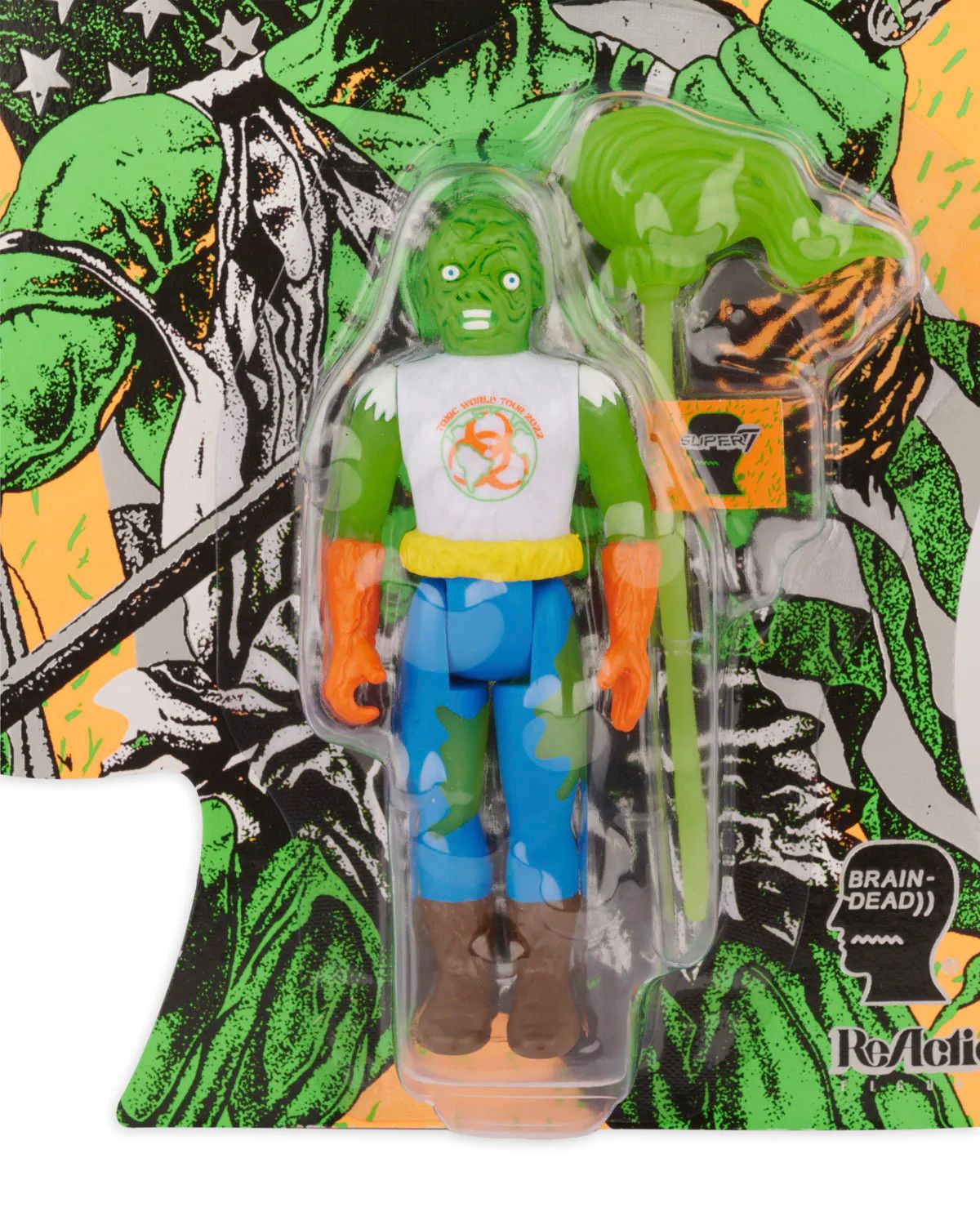 Brain Dead Brain Dead x Super7 Toxic Avenger Re-Action Figure in Green Size ONE SIZE - 2 Thumbnail