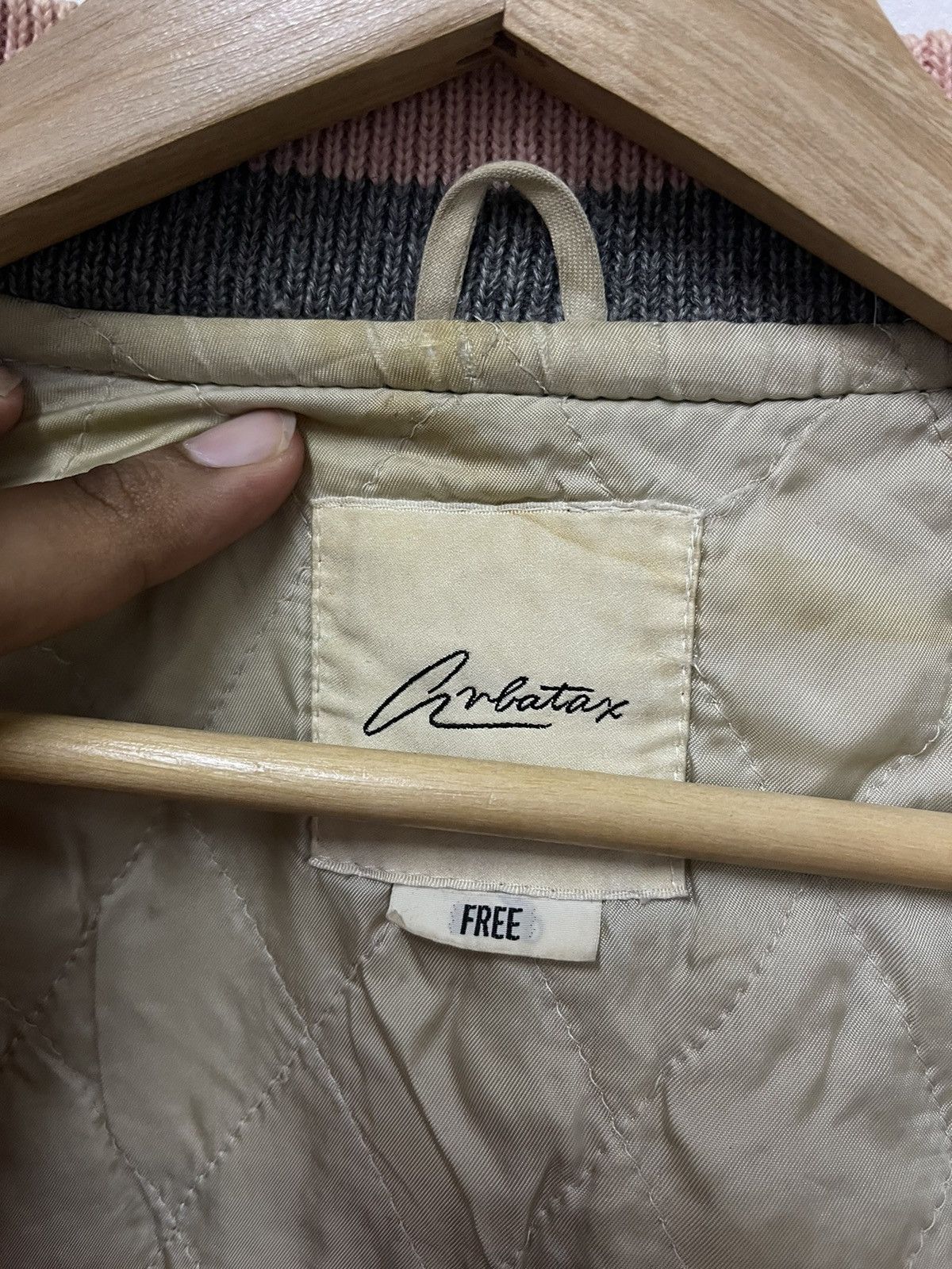 Vintage Vintage Arbatax Spell Out Sleeve Varsity Jacket Size US XL / EU 56 / 4 - 13 Thumbnail